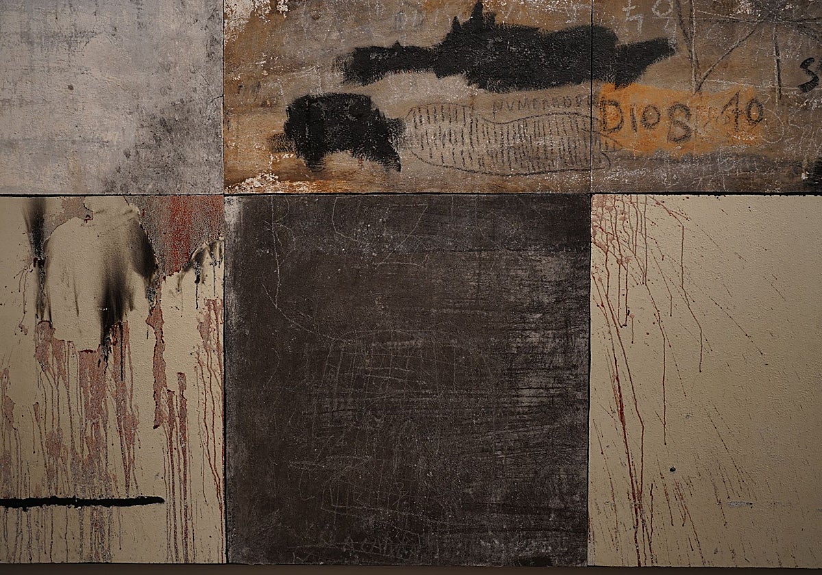 Detalle de una de las obras de este colectivo en 1MiraMadrid