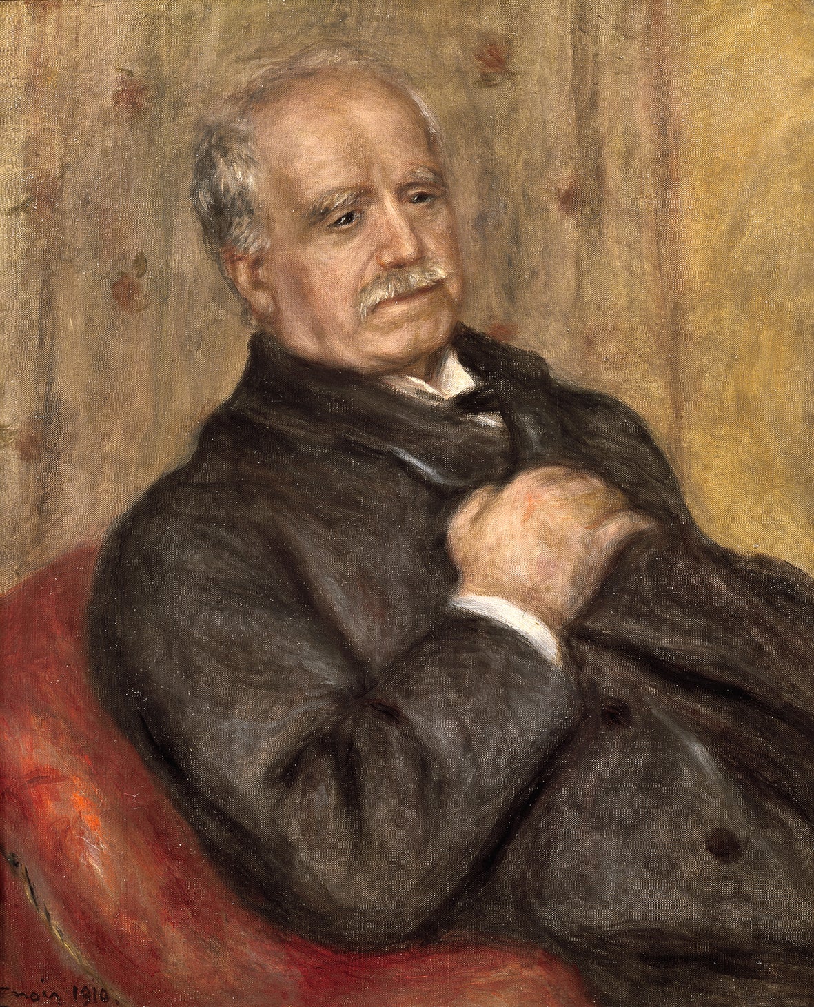 Pierre-Auguste Renoir. Retrato de Paul Durand-Ruel, 1910. Colección particular