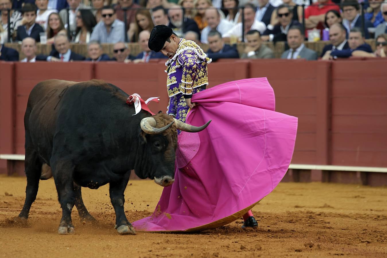 José María Manzanares, en la segunda corrida de la Feria de San Miguel de Sevilla 2024