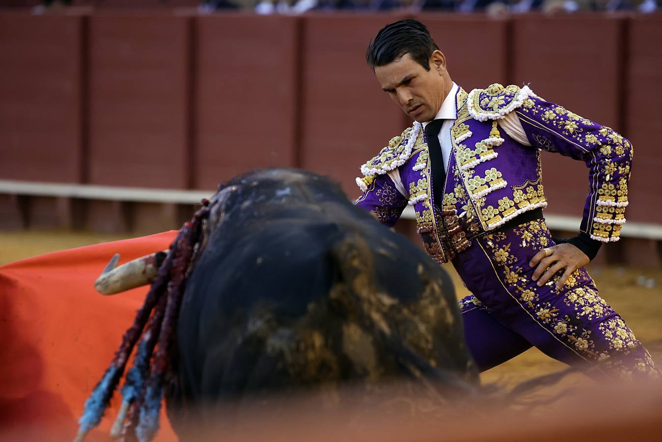 José María Manzanares, en la segunda corrida de la Feria de San Miguel de Sevilla 2024