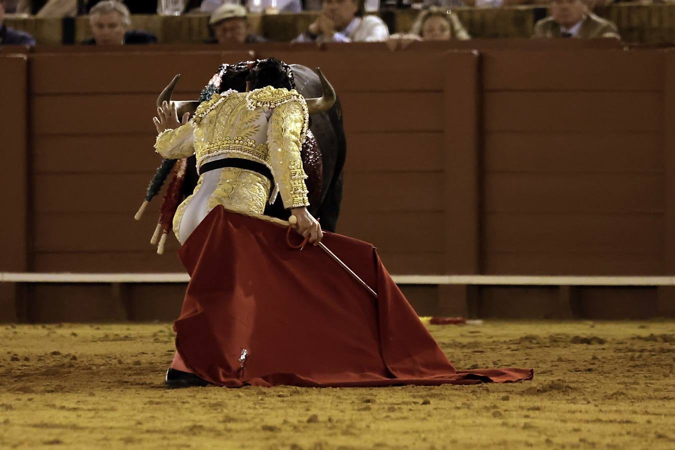 Pablo Aguado, en la tercera corrida de la Feria de San Miguel de Sevilla 2024