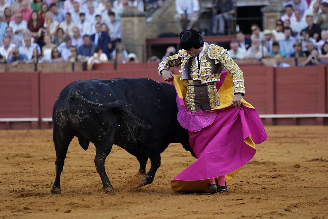 Juan Ortega, en la tercera corrida de la Feria de San Miguel de Sevilla 2024