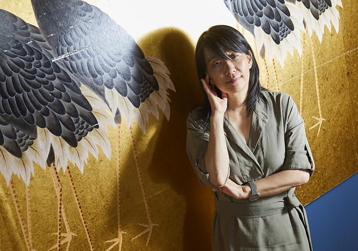 Han Kang, en una visita a Madrid