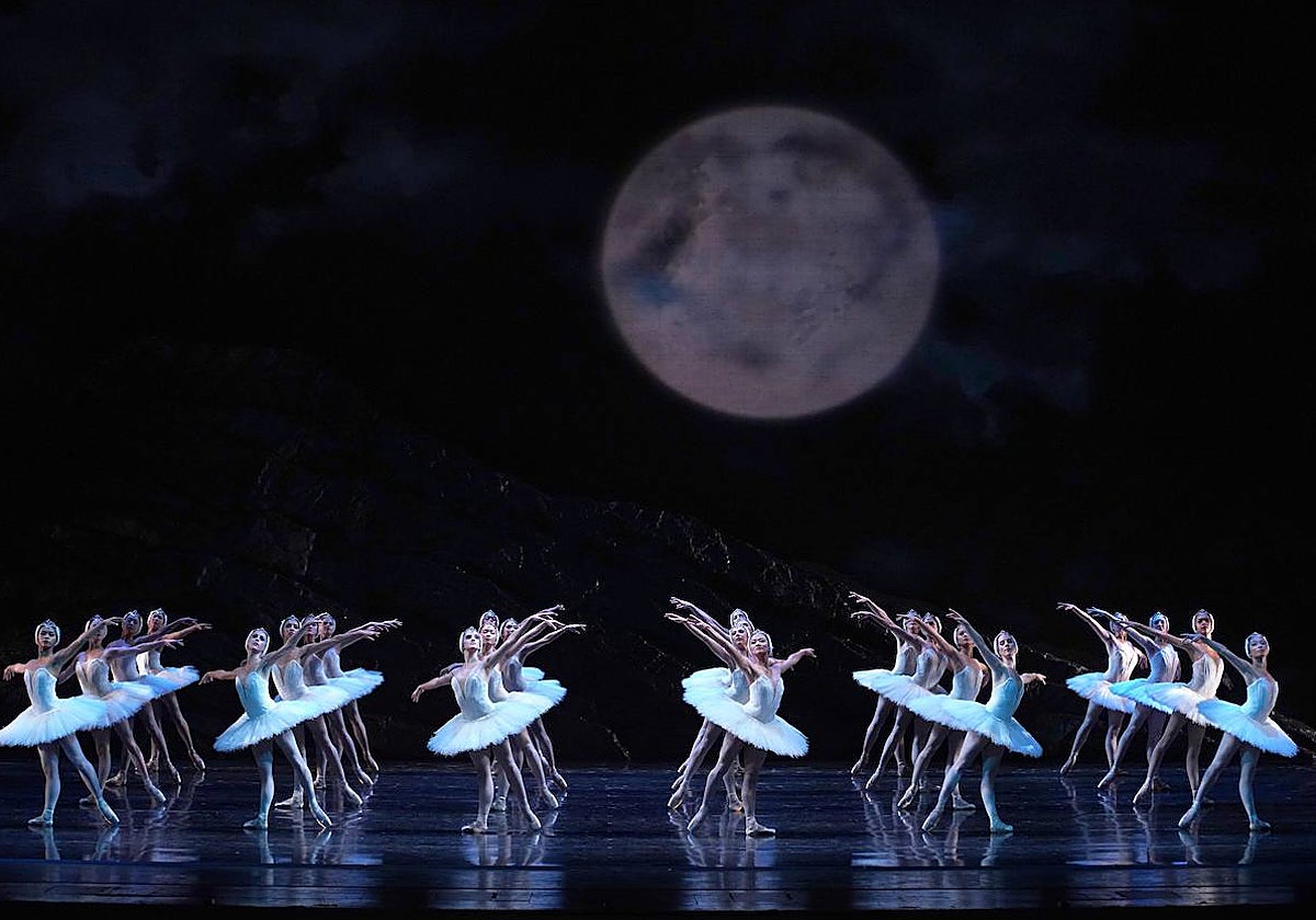 Una imagen de 'El lago de los cisnes'