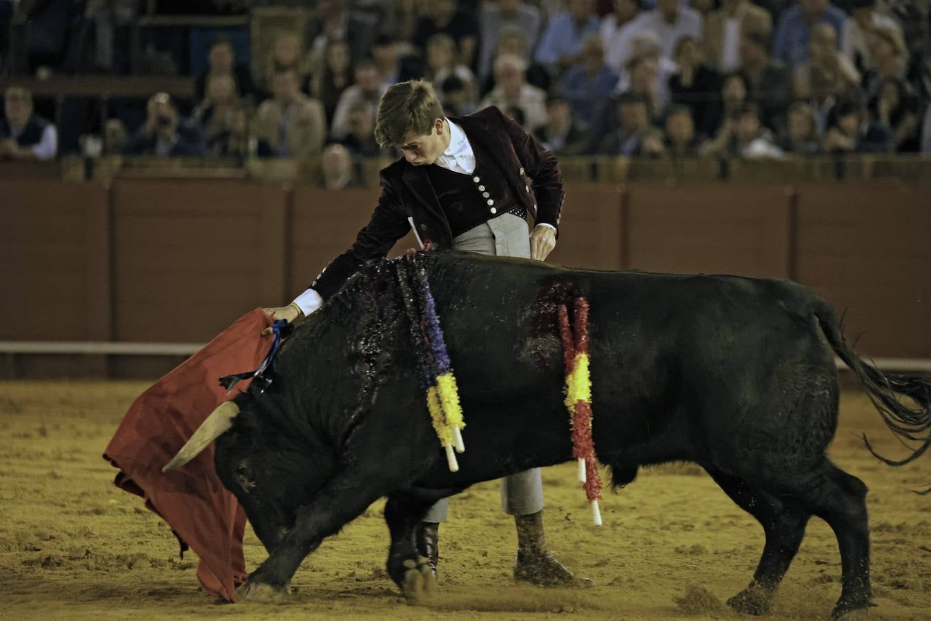 Imágenes del festival taurino a beneficio de Los Gitanos y que ha contado con la presencia de Curro Romero en los tendidos