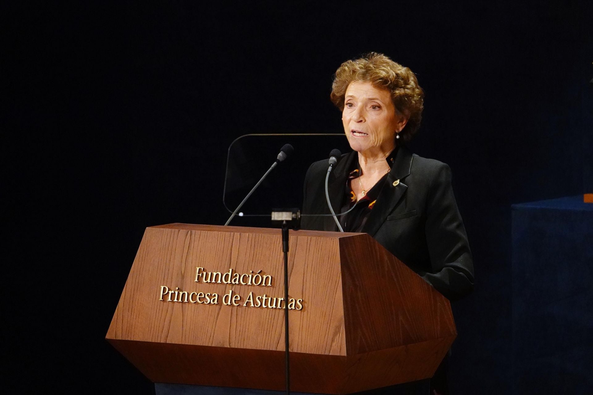 Ana I. Fernández Álvarez, durante su discurso