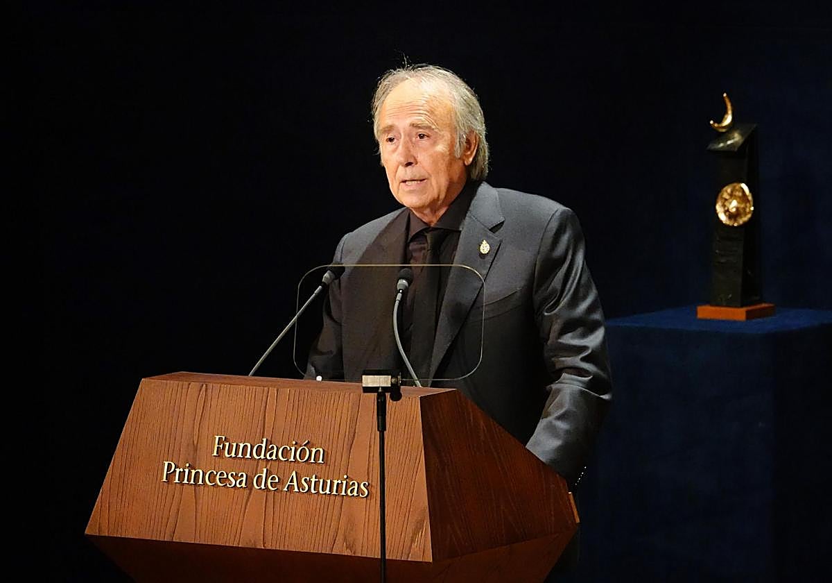 Joan Manuel Serrat, este viernes en los premios Princesa de Asturias