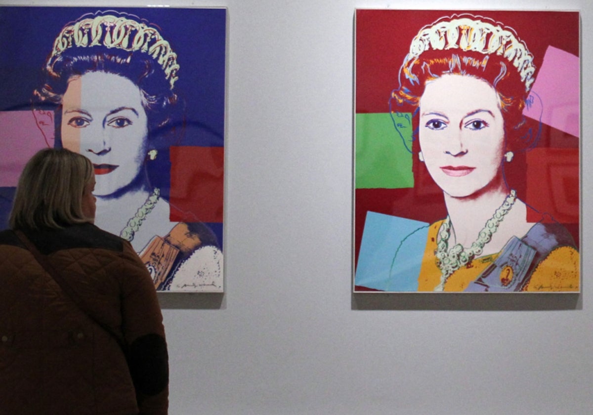 Dos serigrafías de la Reina Isabel II, de Warhol
