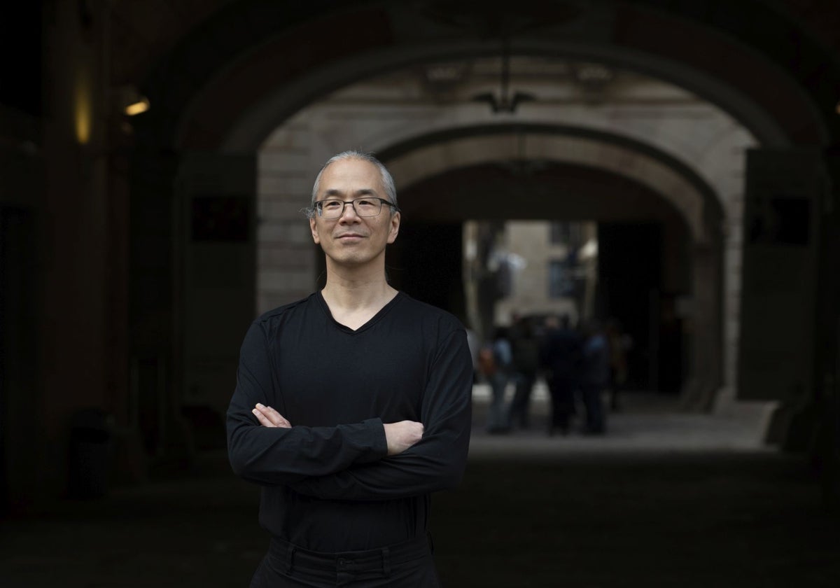 Ted Chiang, fotografiado en Barcelona