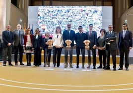 Fernando Adrián, Emilio de Justo y Tomás Rufo, premios Nicanor Villalta del Gobierno de Aragón