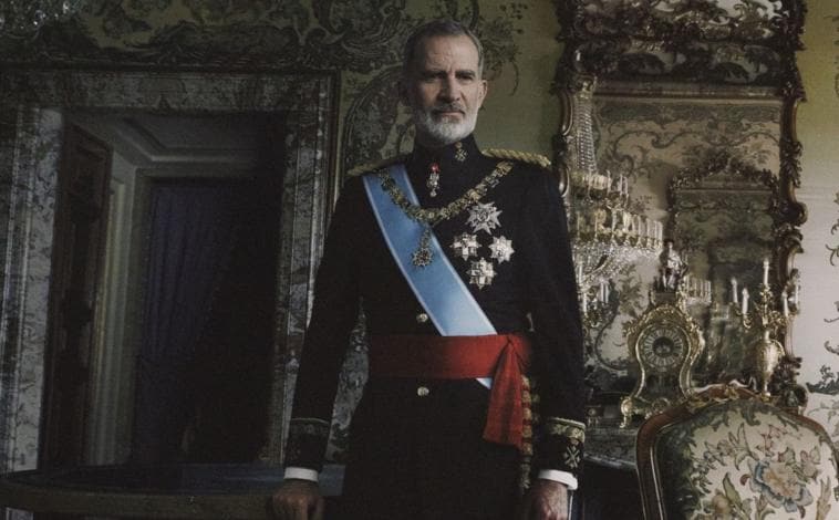 Imagen - Así son los retratos de los Reyes de Annie Leibovitz: Don Felipe, de Capitán General, y Doña Letizia, de Balenciaga