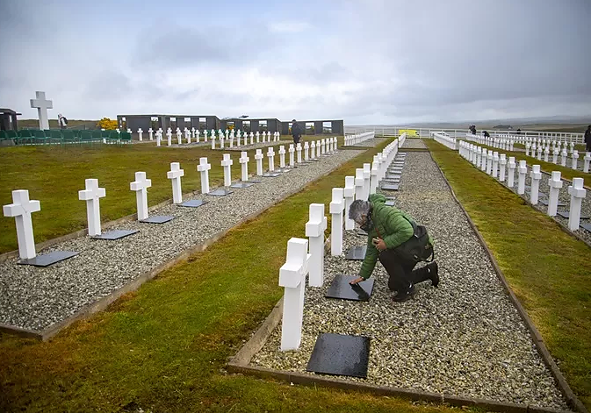 Cementerio de Darwin, en las Malvinas