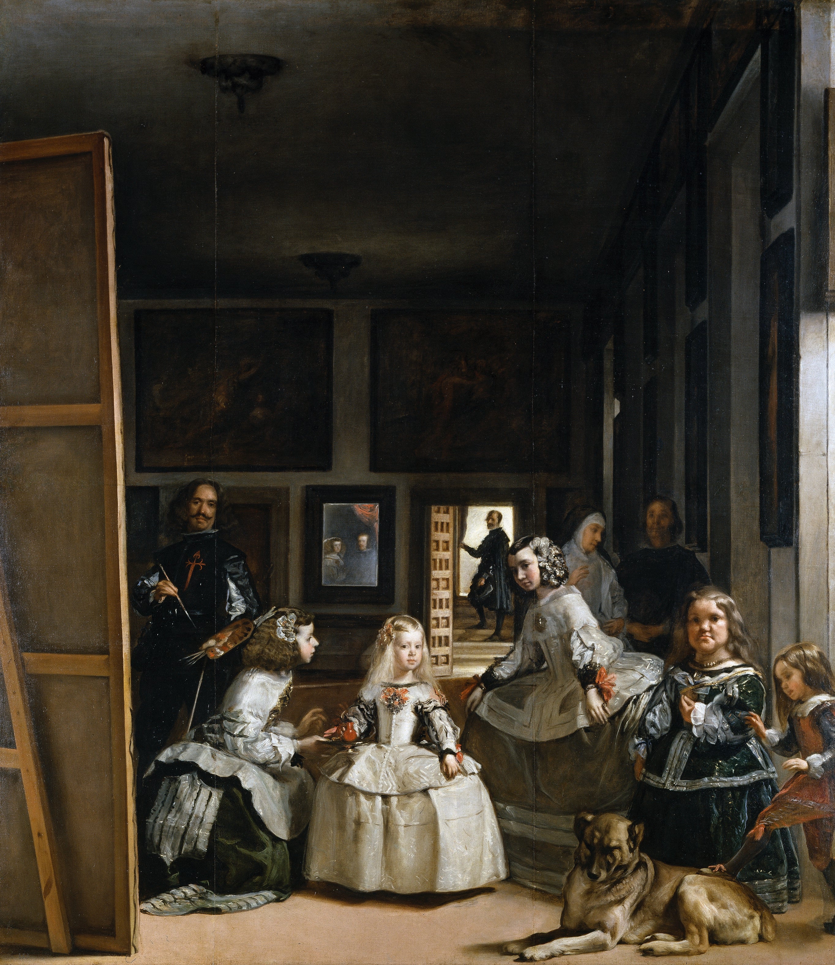 Detalle de 'Las Meninas' de Velázquez