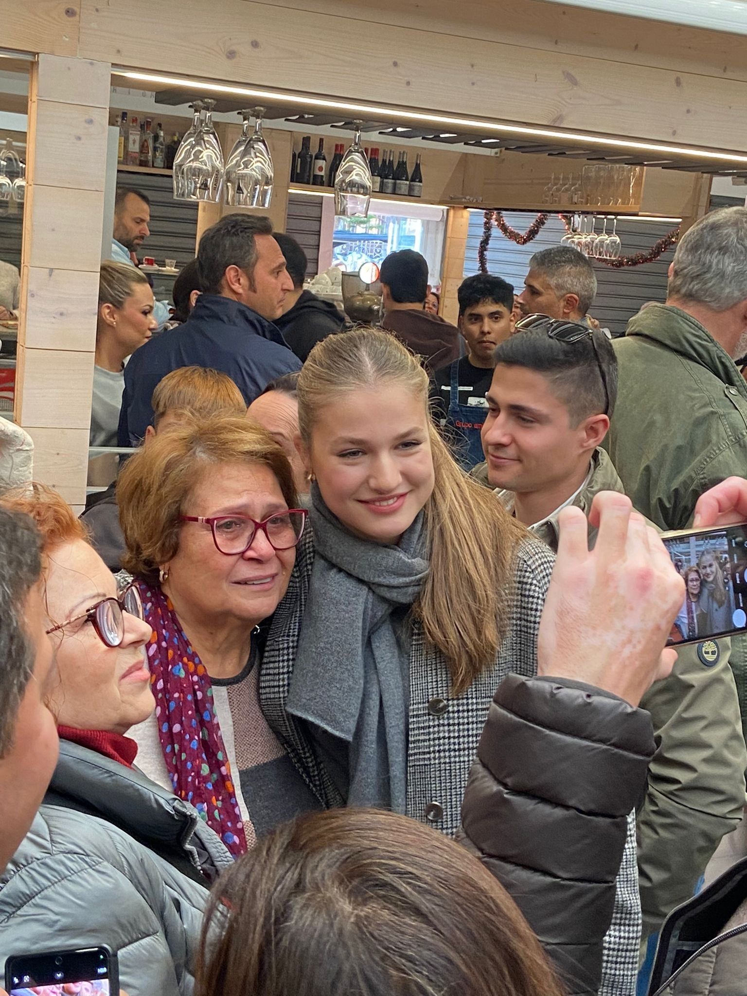 La princesa de Asturias durante su reciente visita a Catarroja