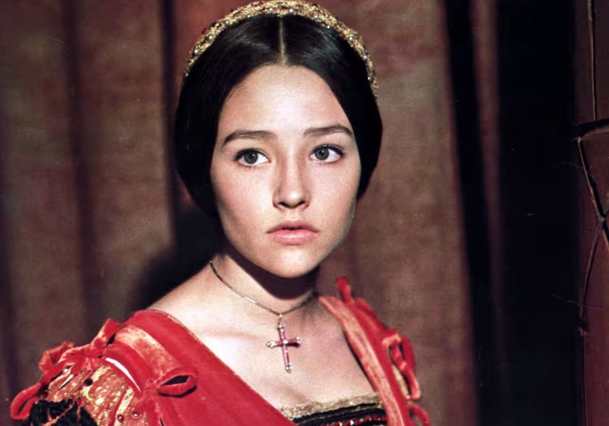 Olivia Hussey, en una escena de 'Romeo y Julieta'