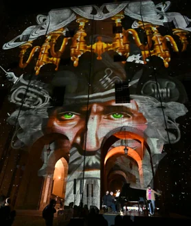 Secondary image 2 - Different activities of the parallel cycle: the Verdi 'Gameland', the street parade and the concerts with projections