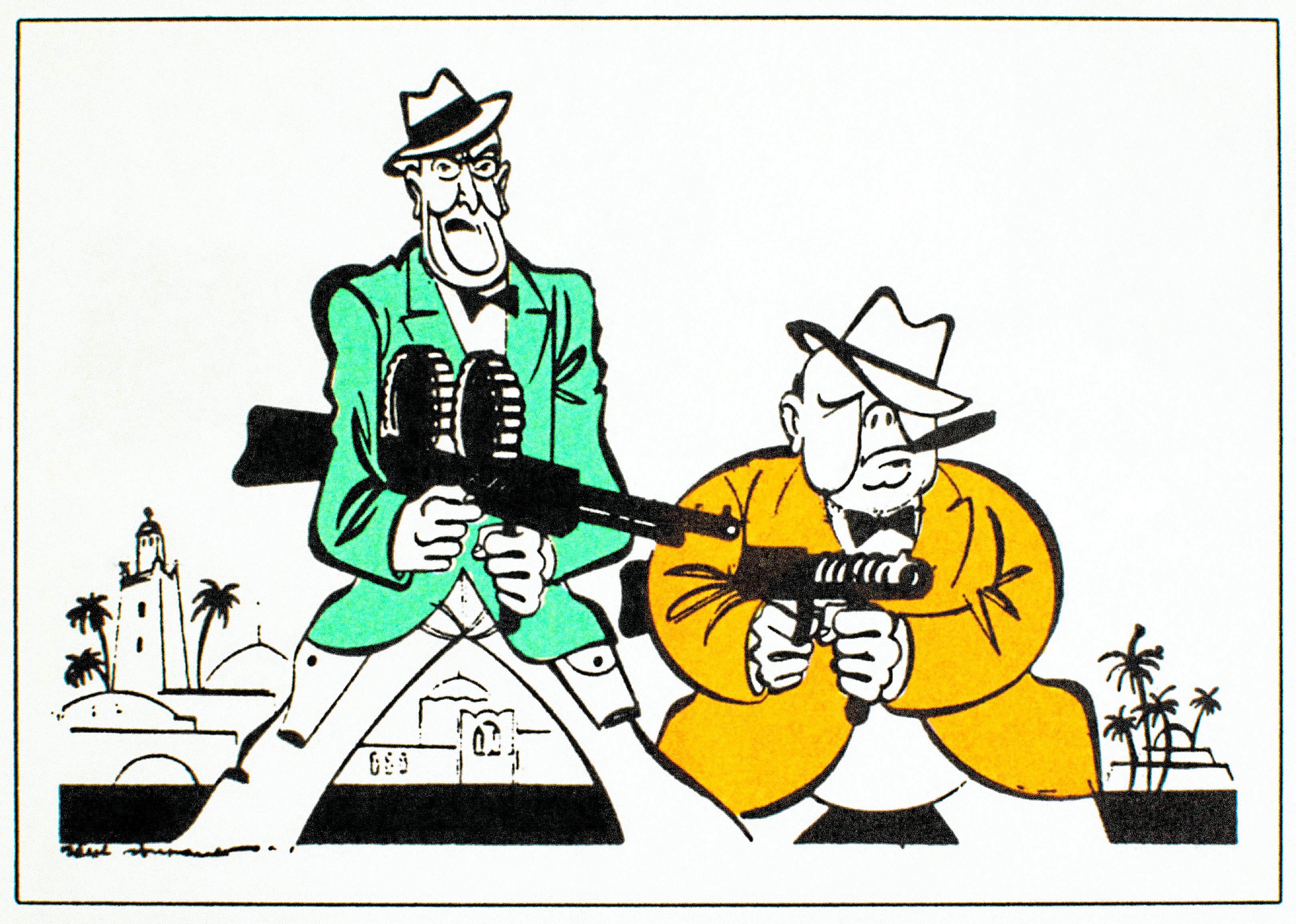 bir sergi onun hayatını karikatürlerle araştırıyor