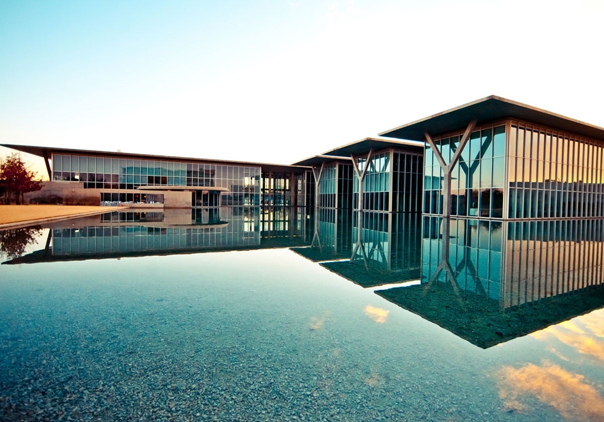 Fachada del Museo de Arte Moderno de Fort Worth, en Texas