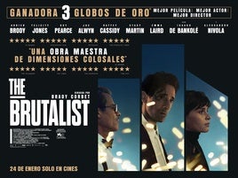 Sorteamos 5 entradas dobles para ver el estreno 'The Brutalist'