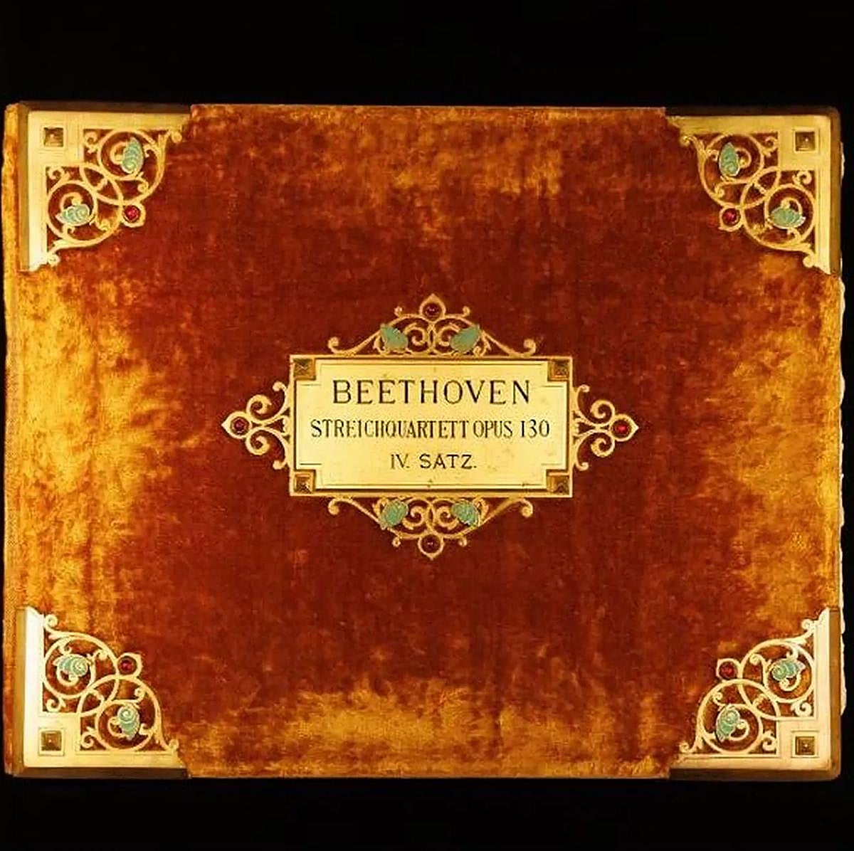 El manuscrito de Beethoven del Cuarteto de cuerdas en si bemol mayor, opus 130
