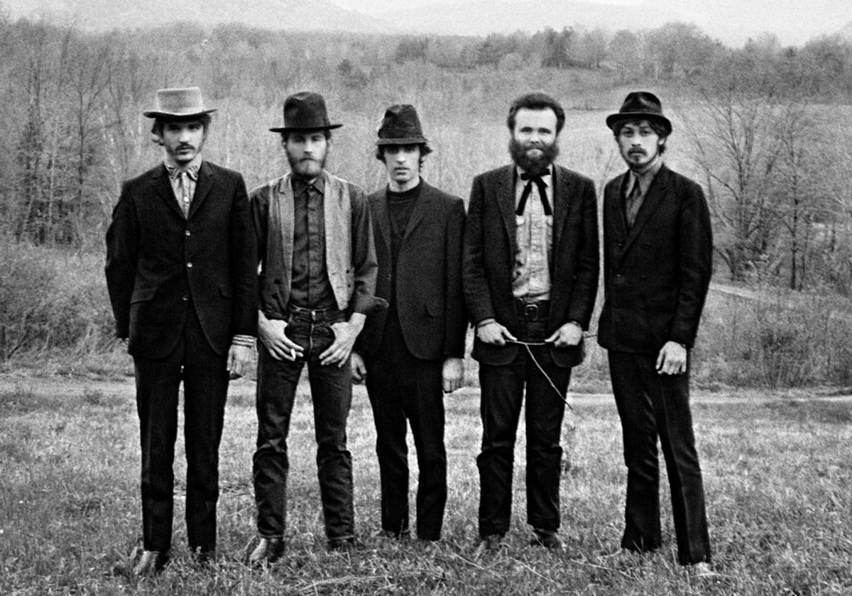 The Band en 1968, con Garth Hudson segundo por la derecha