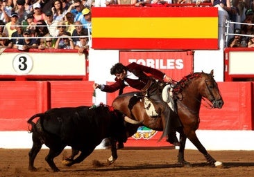 Diego Ventura, en la plaza de Cuatro Caminos