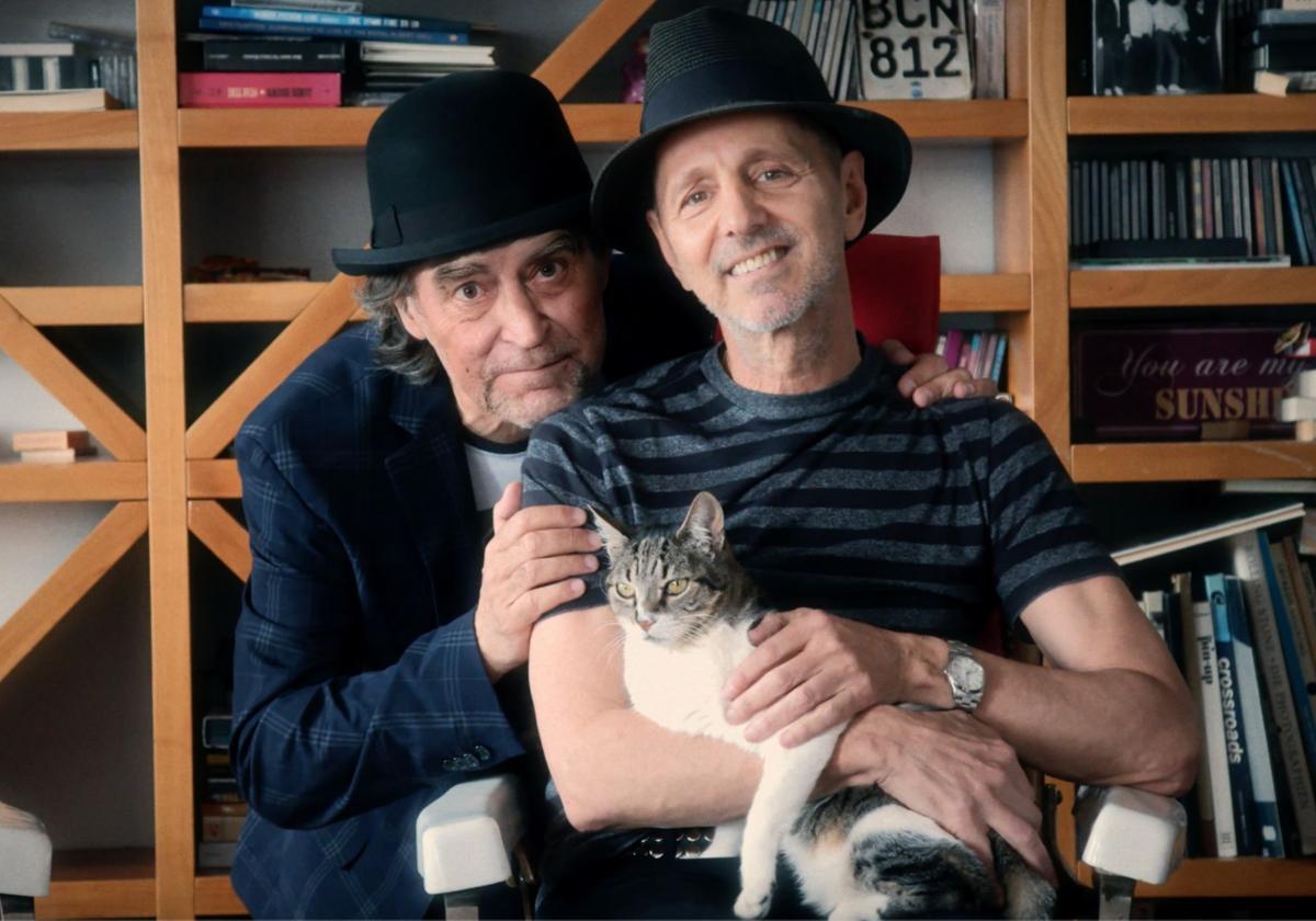 Alejo Stivel y Joaquín Sabina, en versión joven y no tan joven en el videoclip de 'Yo era un animal'