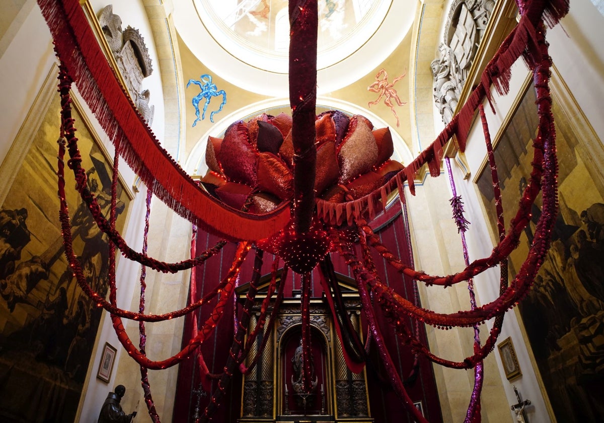 'Flaming Heart', de Vasconcelos, en la Capilla del Palacio de Liria