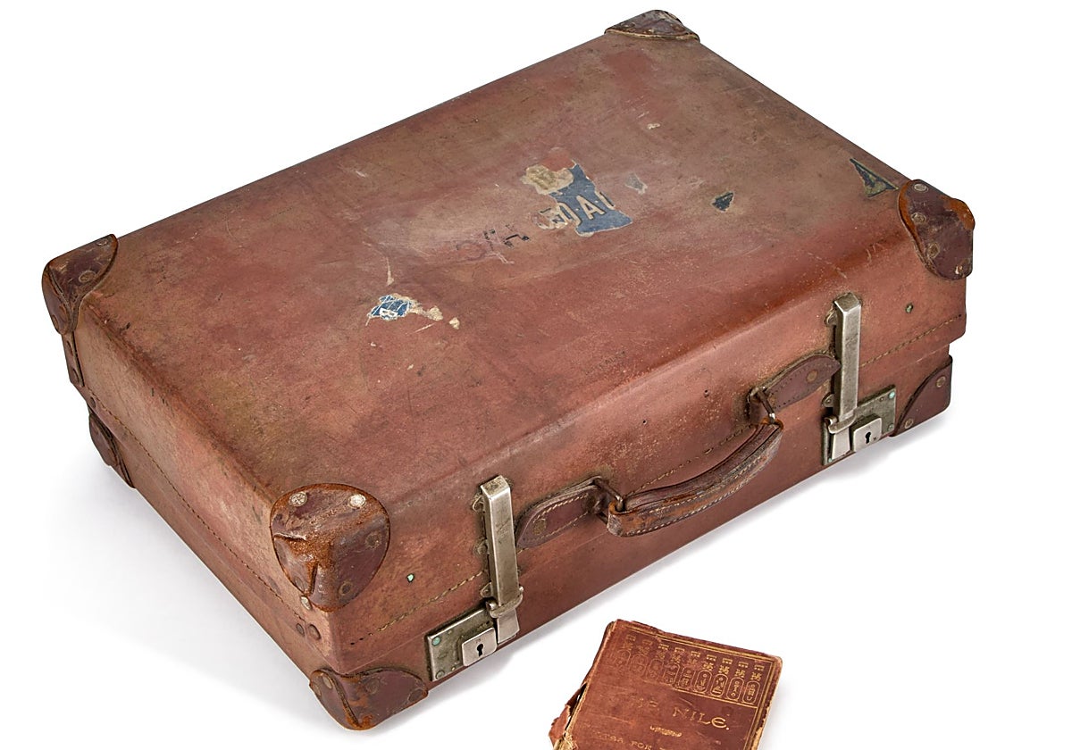 La maleta que perteneció a Howard Carter