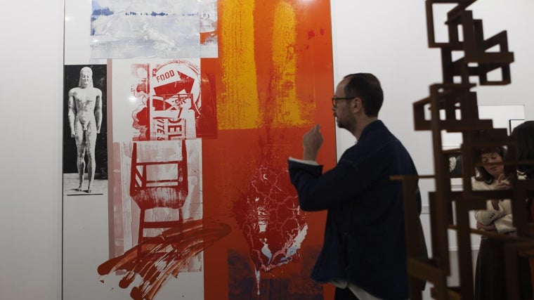 Garden Stretch', de Robert Rauschenberg, en el estand de Thaddaeus Ropac. Su precio: 1.700.000 euros