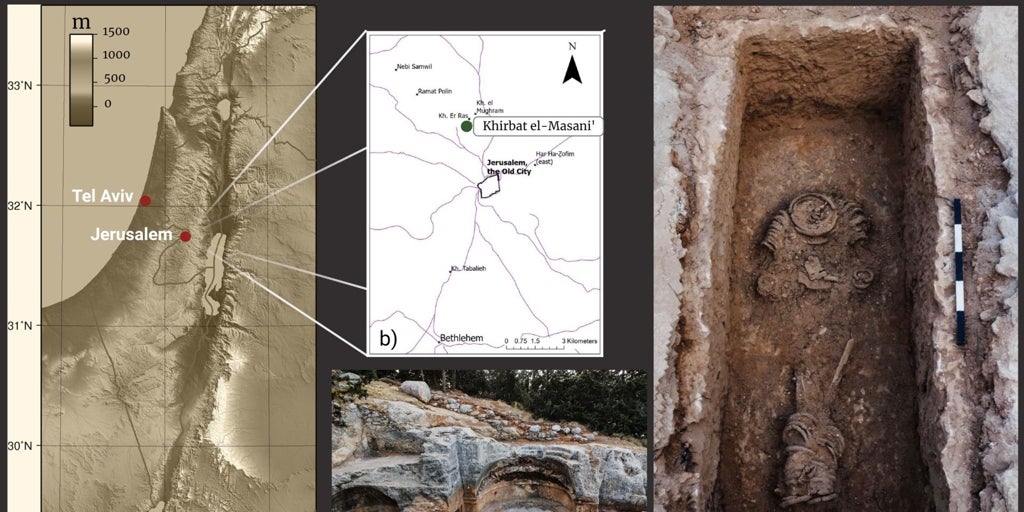 Hallan la tumba de una monja envuelta en anillos hace unos 1.500 años en Israel