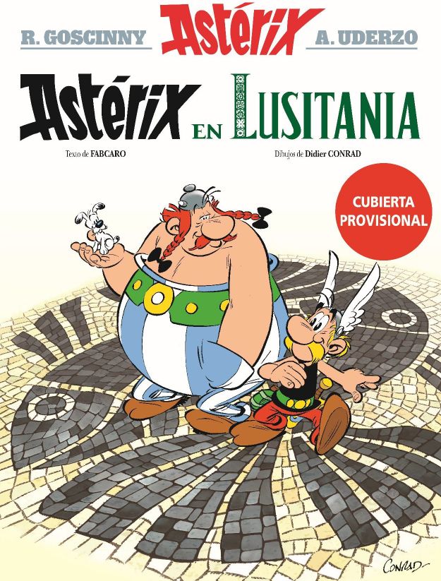 Portada provisional de la nueva aventura de Astérix y Obélix