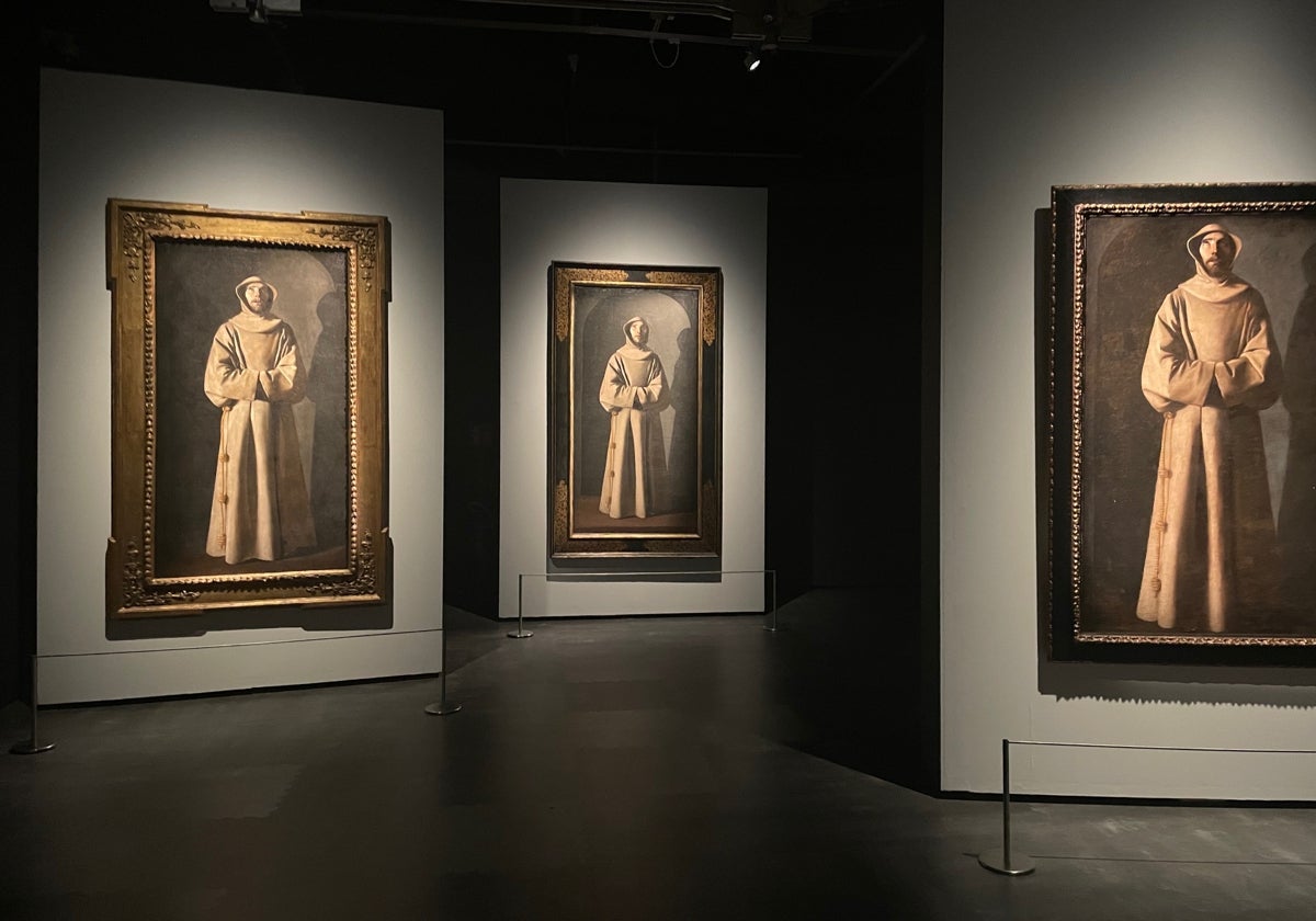 Las tres réplicas de 'La visión de San Francisco por el Papa Nicolás V', de Zurbarán