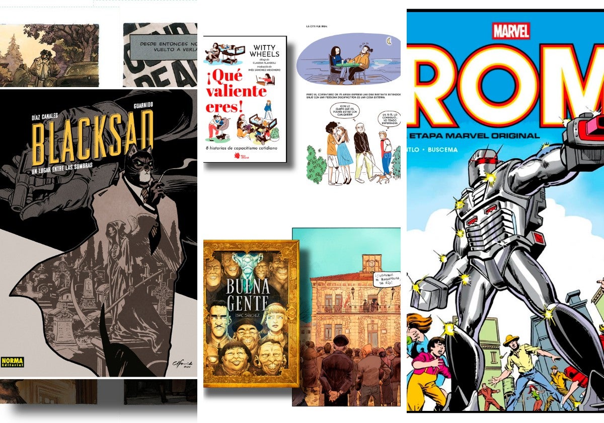 'Blacksad', 'Qué valiente eres!, 'Buena gente' y 'Rom'