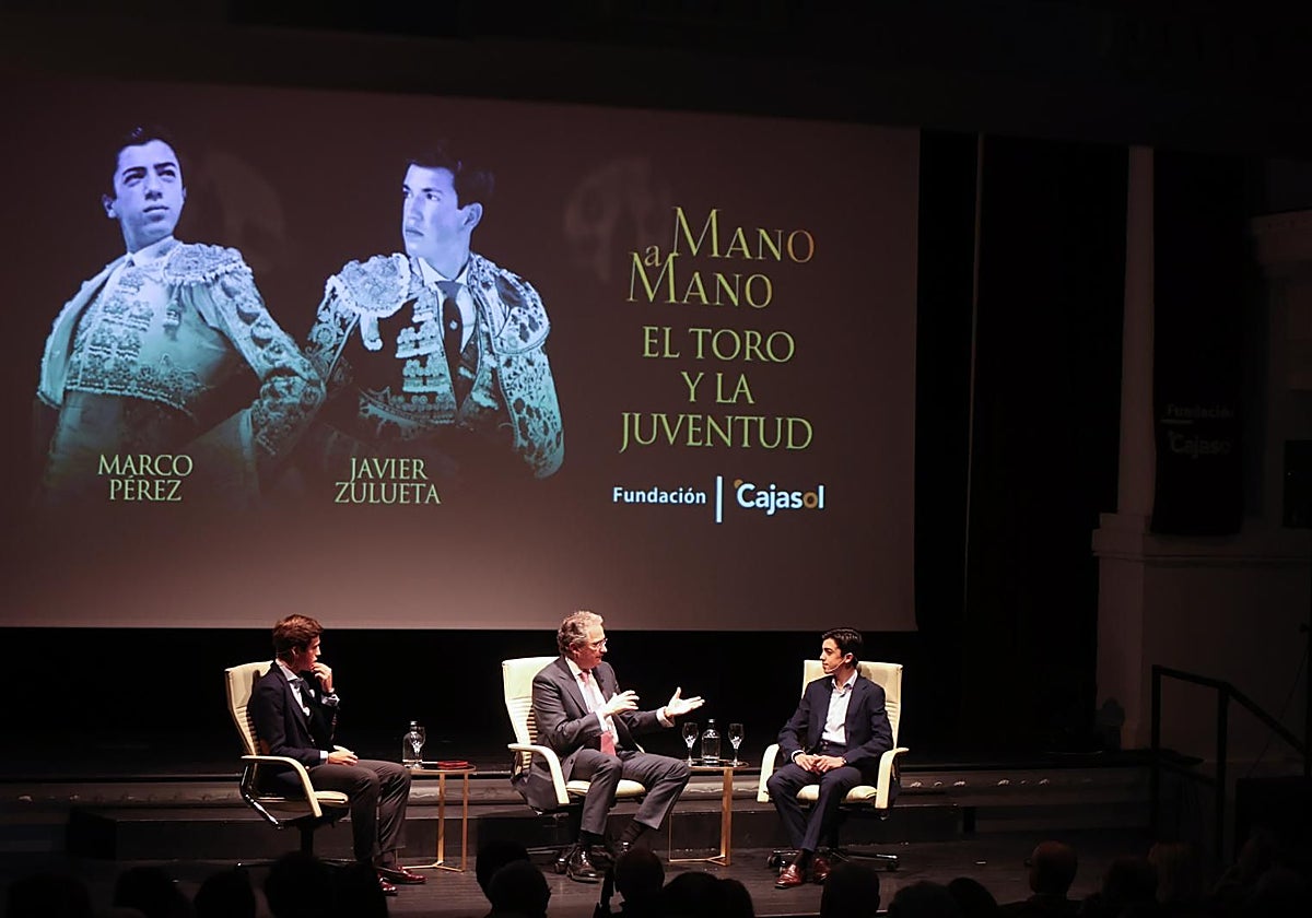 Javier Zulueta, José Enrique Moreno y Marco Pérez