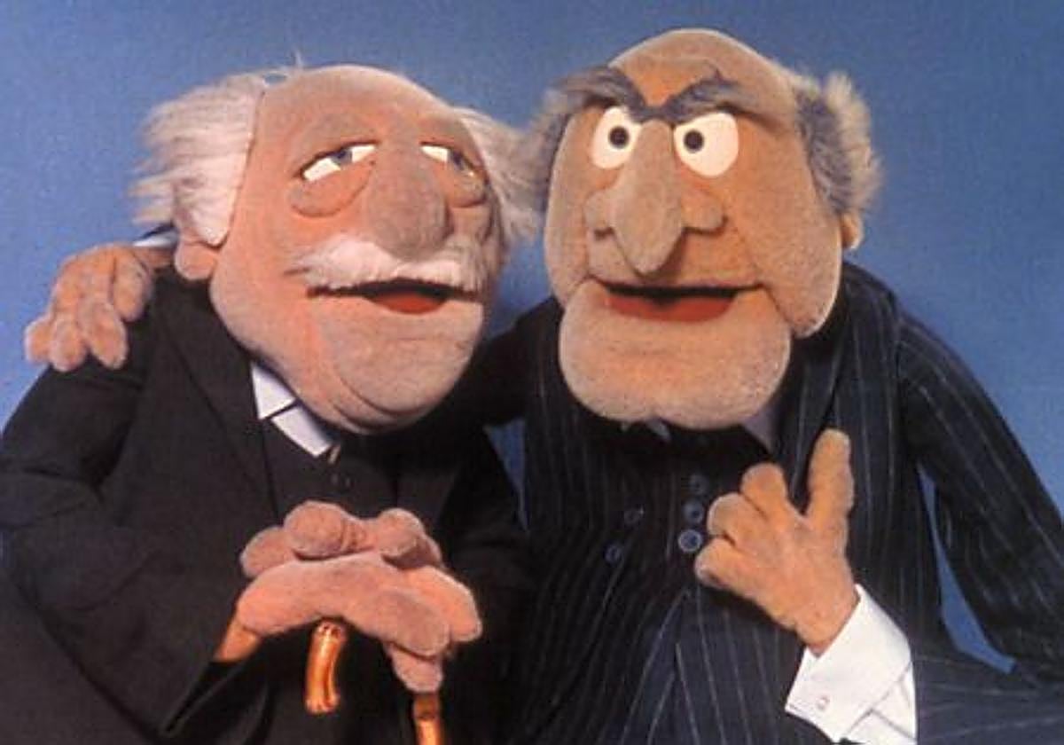 Los viejos de los Teleñecos vs. Europa