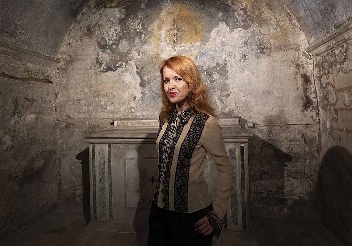 Vanessa Montfort, retratada en Roma