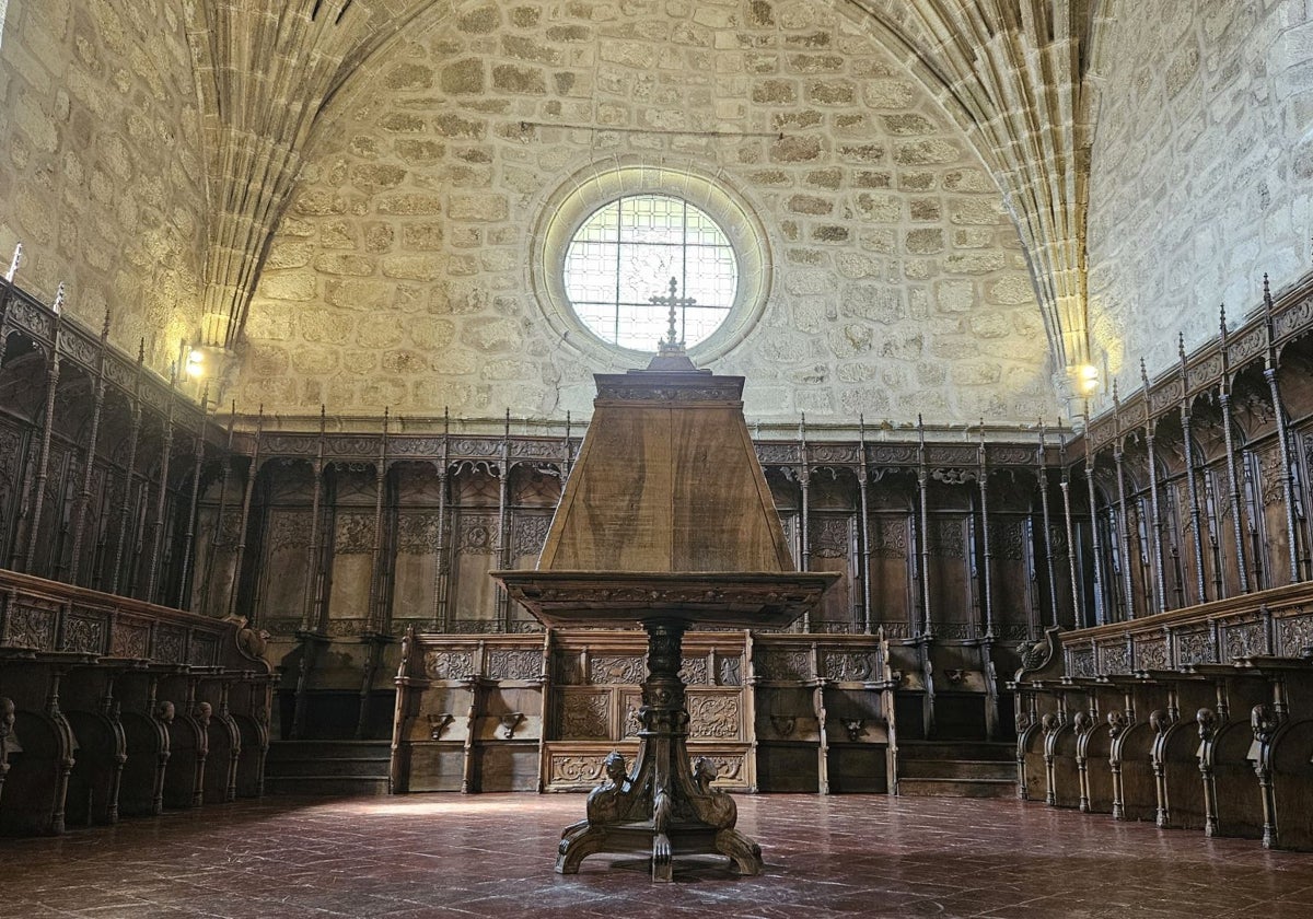La sillería del coro del Monasterio de San Jerónimo de Yuste