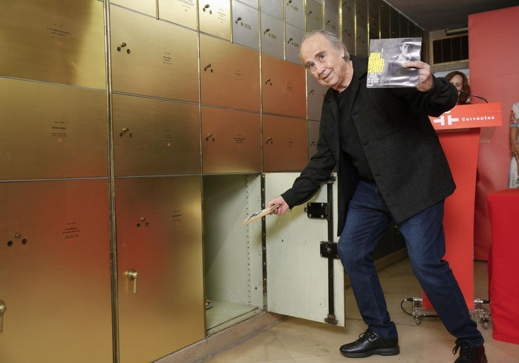 Serrat entra en la Caja de las Letras: «Hoy Don Quijote saldría muy mal parado»