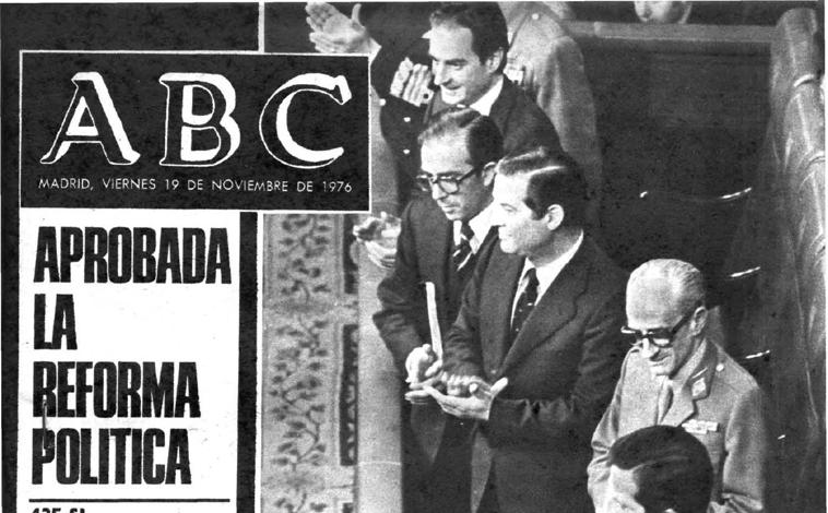 Imagen - Histórica portada de ABC del 19 de noviembre de 1976