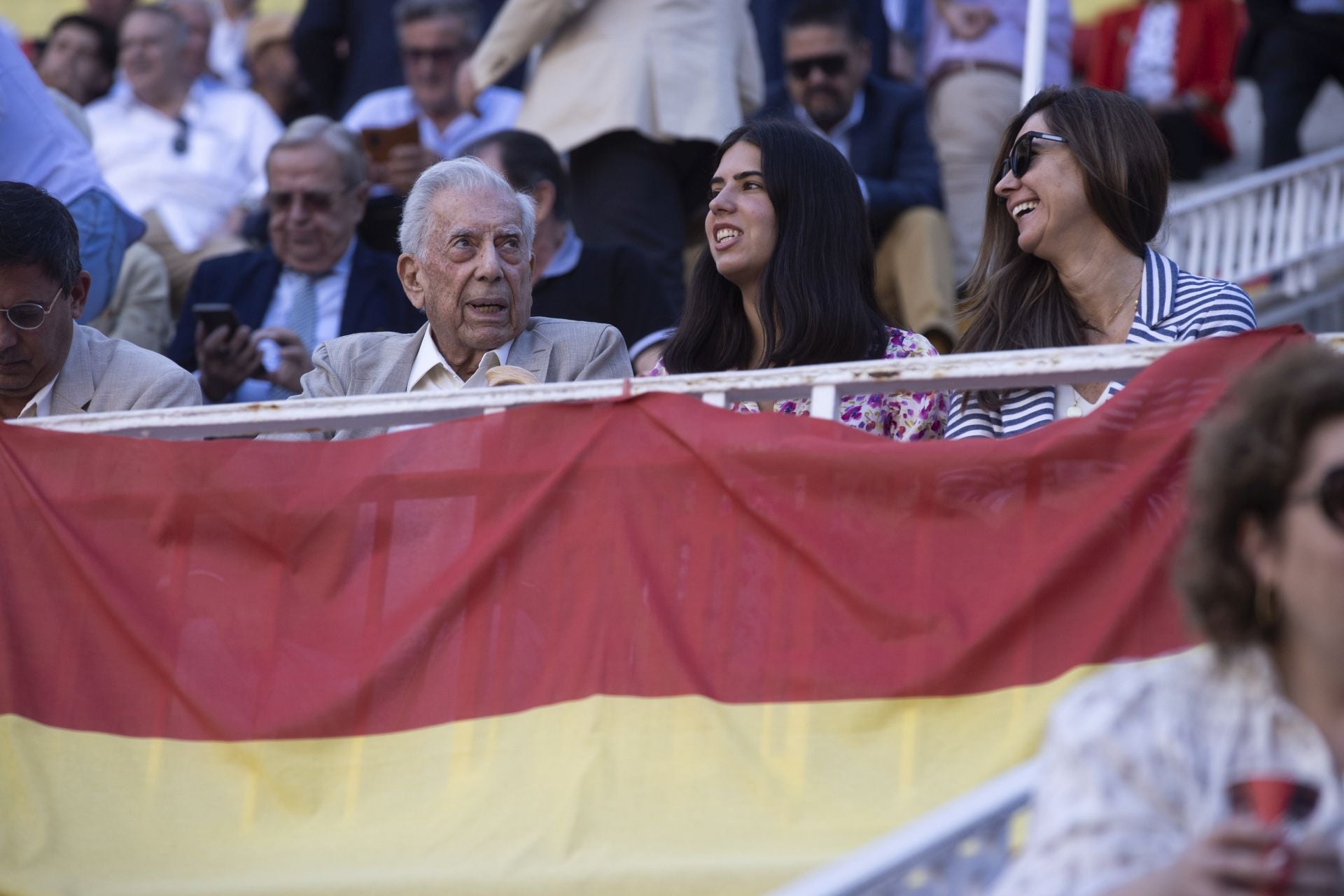 En mayo de 2023, en la barrera de la Plaza de toros de Las Ventas