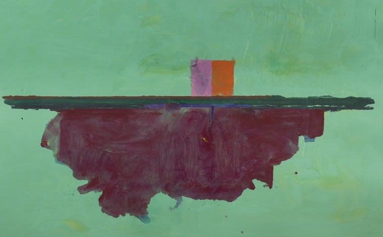 Imagen principal - De arriba abajo, 'Cassis' (1995); 'Santorini' (1965); y 'Mañanas' (1971), de la pintora estadounidense
