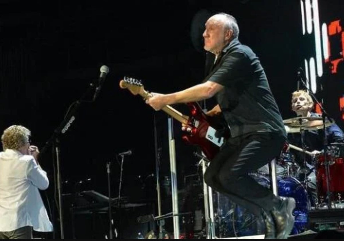 The Who, durante un concierto con Zak Starkey a la batería