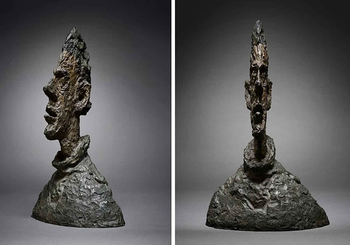 'Gran cabeza delgada', de Giacometti