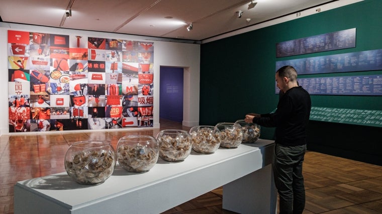 Algunas de las propuestas de la exposición de Muntadas en La Casa de la Moneda