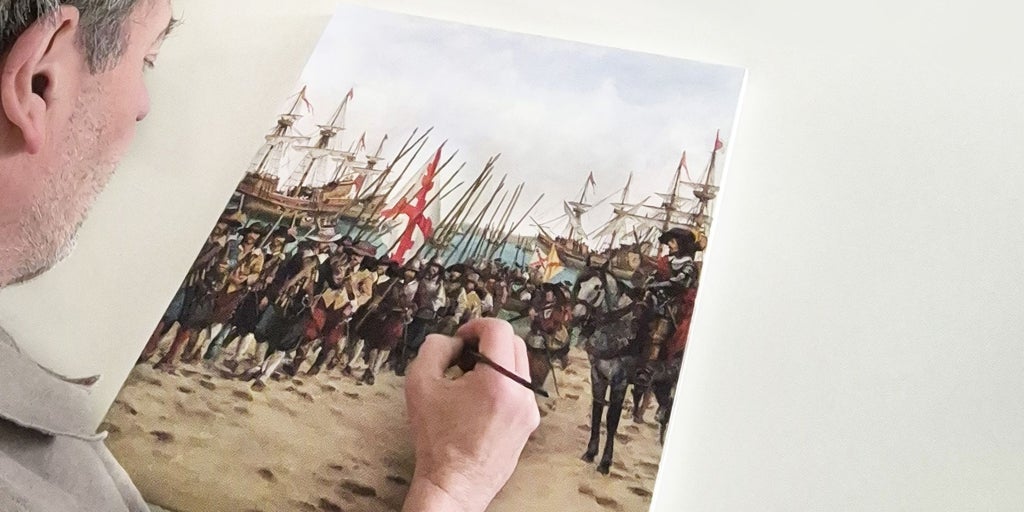 Esta es la portada que Ferrer-Dalmau ha dibujado para el próximo ABC Cultural: «Recrea el año más dulce del Imperio español»
