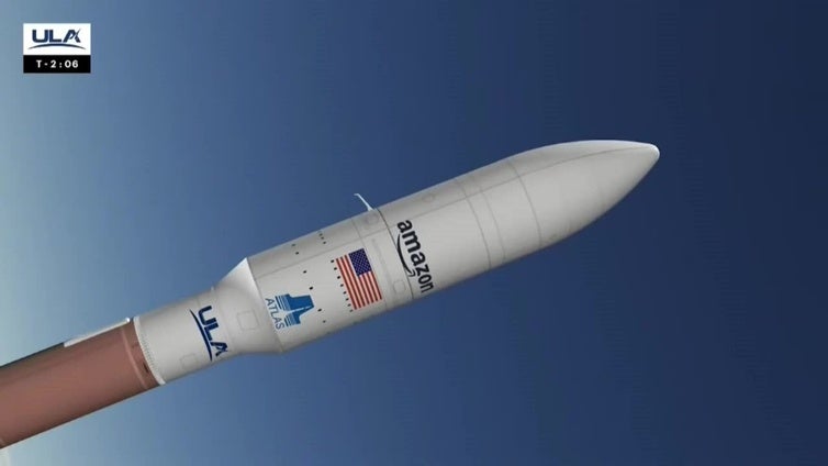 Despegan con éxito los primeros satélites de Internet de Amazon