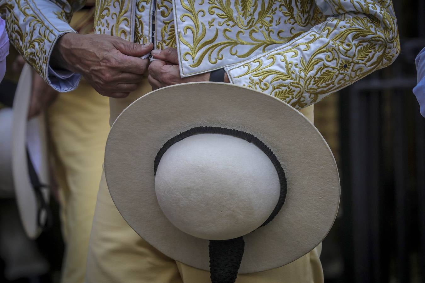Imagen de la corrida de este martes en la plaza de toros de la Maestranza