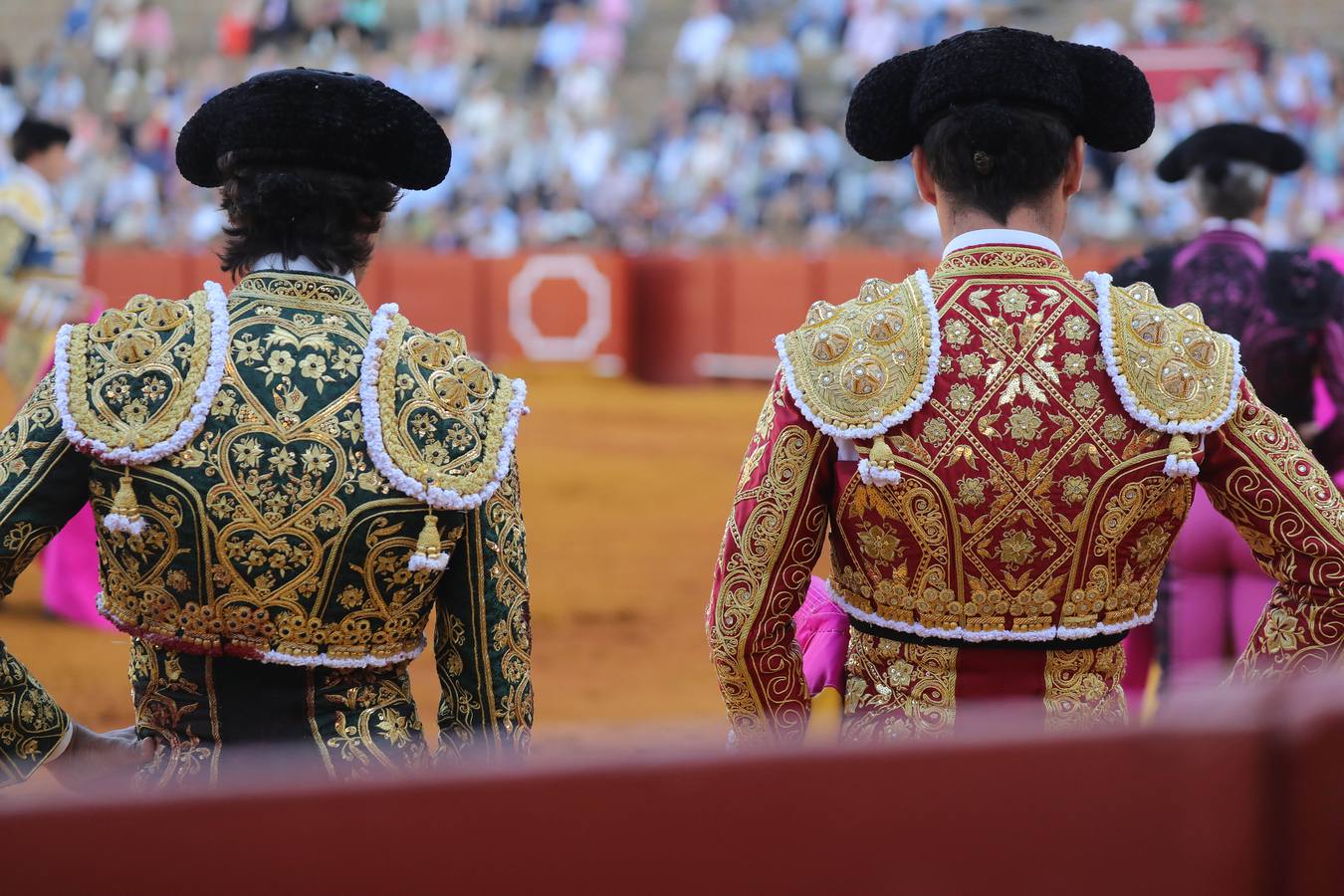 Imagen de la corrida de este martes en la plaza de toros de la Maestranza