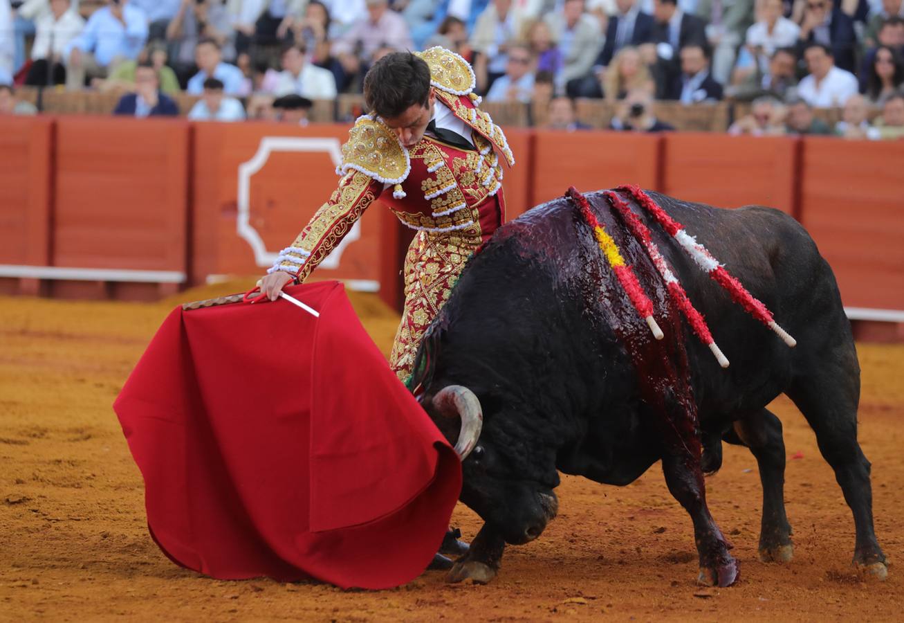 Rubén Pinar, en su actuación este martes en la Maestranza